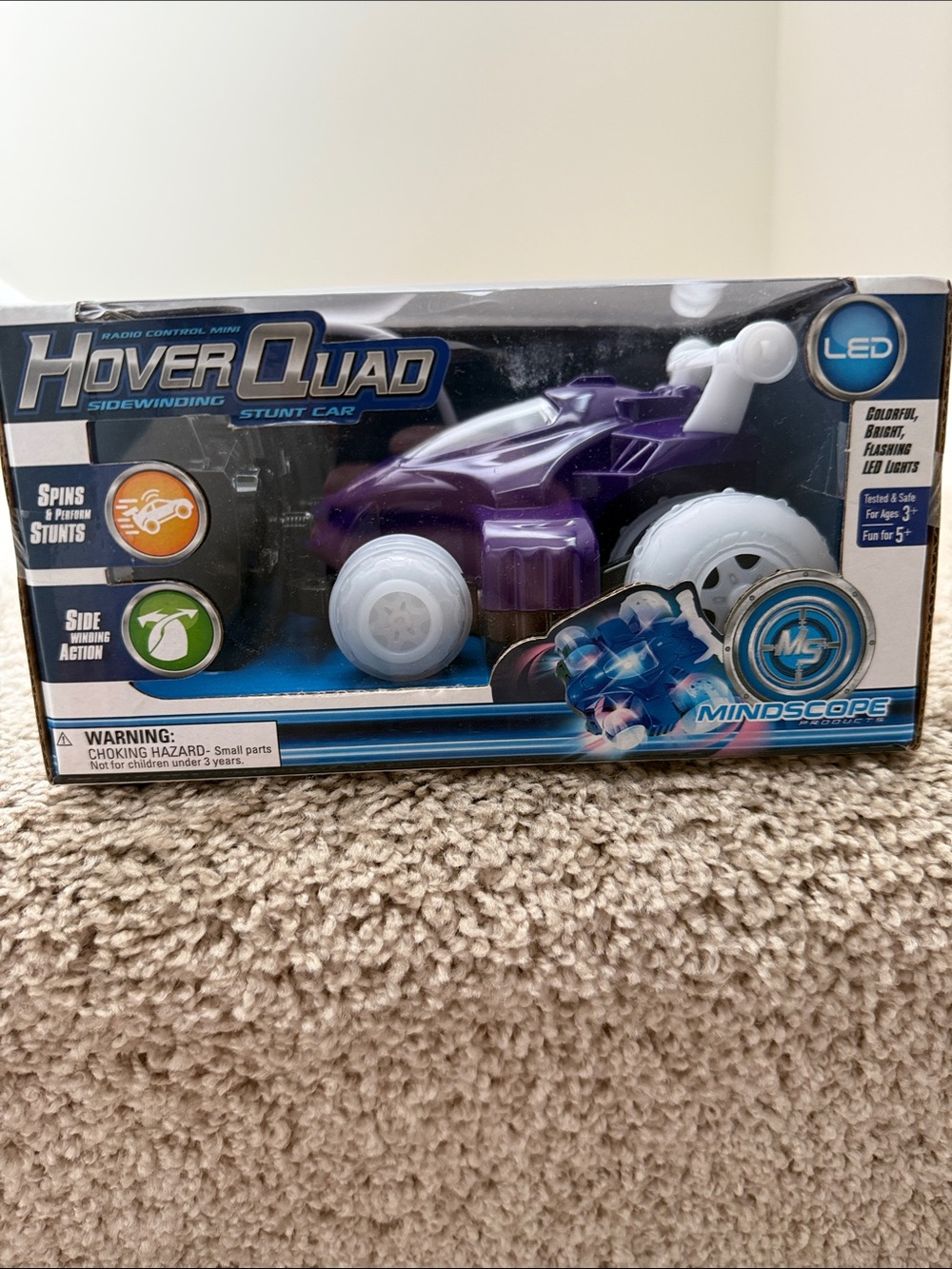 Hover Quad Remote Control Stunt Car - Purple